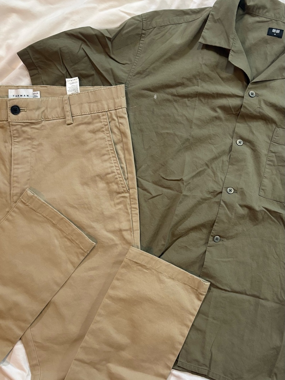 Topman Pants with Uniqlo Polo Shirt